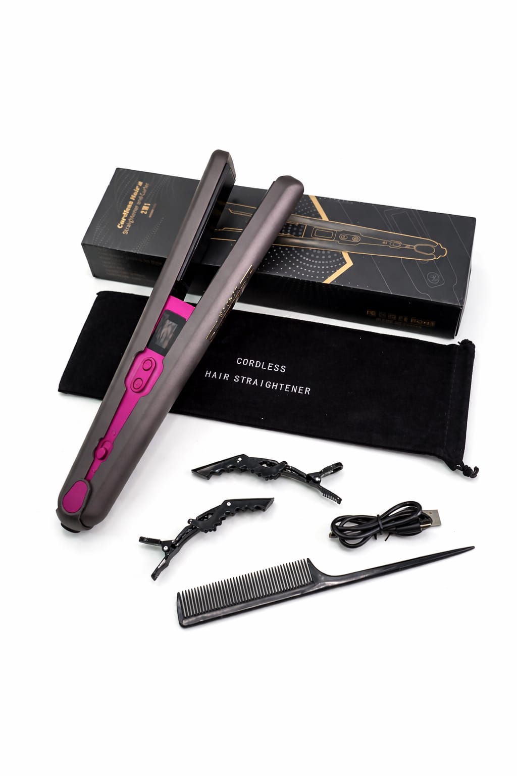 Miles London — Ultra Smooth-Pro.  9600 mAh Cordless Hair Straightener
