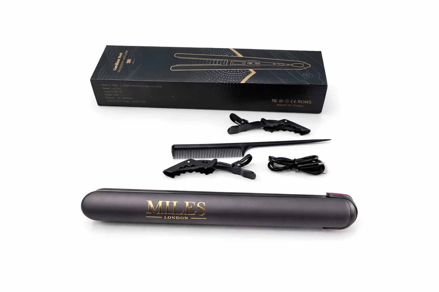 Miles London — Ultra Smooth-Pro.  9600 mAh Cordless Hair Straightener